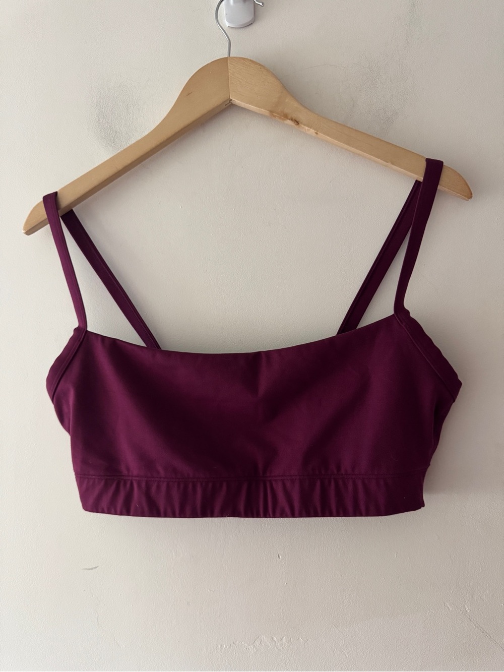 Gap Fit Burgundy Square Neck Sports Bra